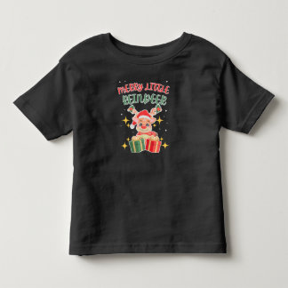Glad liten ren jul T-shirt