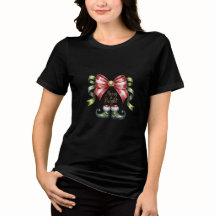Glad & Ljus Julbåge & Alfttofflor T-Shirt