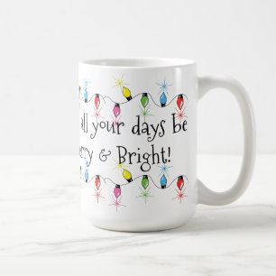 Glad & ljus julljusmugg kaffemugg