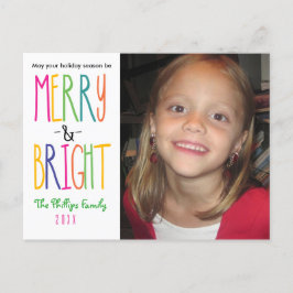 GLAD & LJUS Juvel Christmas Holiday Foto Postkort Helg Vykort