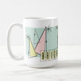 Glad & Ljus Mid Century Modern Julmugg Kaffemugg