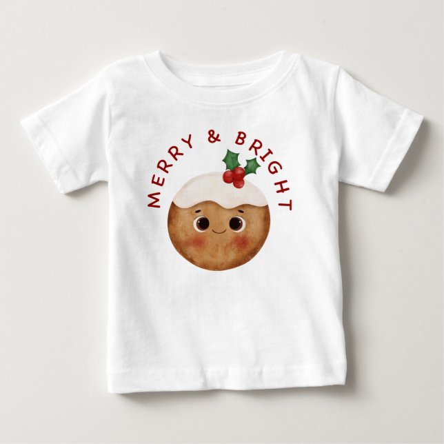 Glad & Ljus Mysig Julbarnklänning   T Shirt (Framsida)