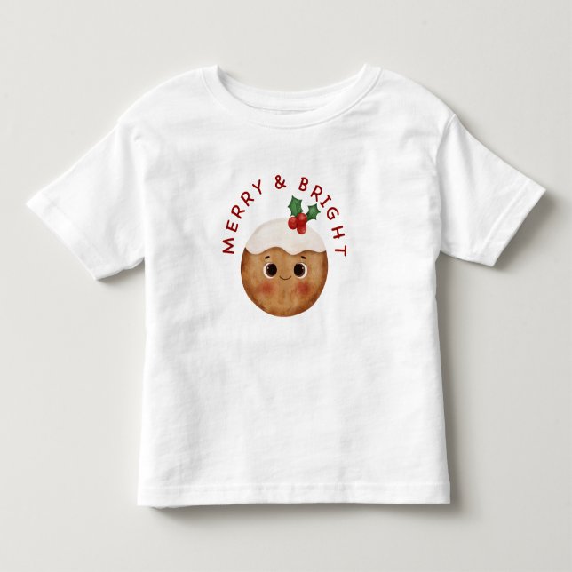 Glad & Ljus Mysig Julbarnklänning   T Shirt (Framsida)