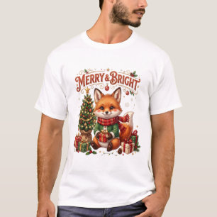 Glad & Ljus – Söt julig räv T Shirt