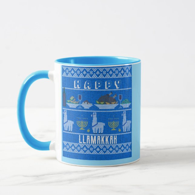 Glad llamakkah mugg (Vänster)