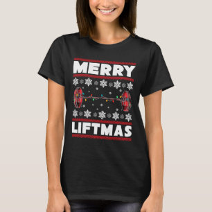 Glad Lyftmas Kul Jul Gympassning Fitness Tröja