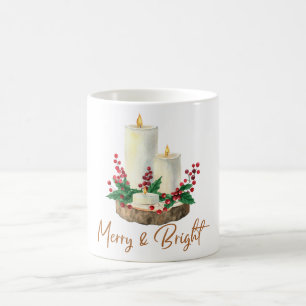 Glad & Lysande Ljus Jul Ljusstake Kaffe Mugg