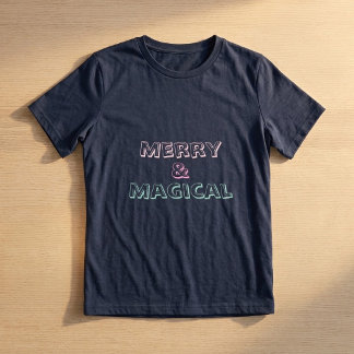 Glad & Magisk Jul T-Shirt | Söt Högtid