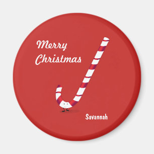 Glad magnet för candy cane  