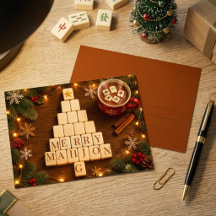 Glad Mahjong Julkort