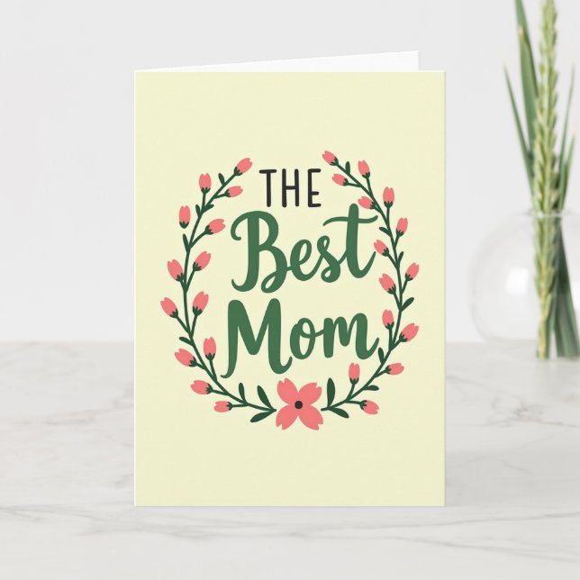 Glad mamma-kort kort (Framsida)