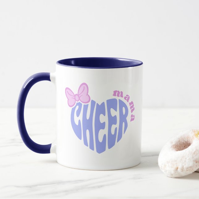 Glad Mamma Mamma Söt Hjärtan Med Slinga  Mugg (Med munk)