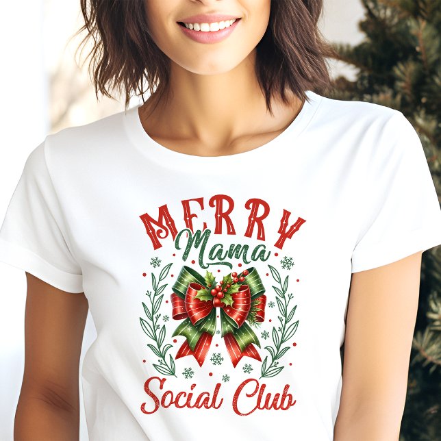 Glad Mamma Social Club Coquette Jul T Shirt (Skapare uppladdad)