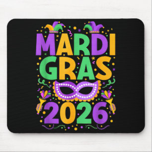 Glad Mardi Gras 2026 Kostym New Orleans Matchande Musmatta
