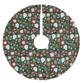 Glad Maximalist Julgransmatta Borstad Polyester