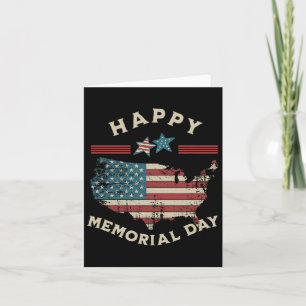 Glad midsommar Amerikansk flagg Midsommar 4e  Kort