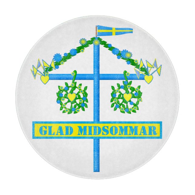 Glad Midsommar, Flagstang Personalize (Framsidan)