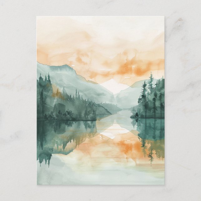 Glad midsommar Norden Vykort (Framsida)