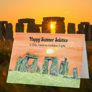 Glad Midsommar Stonehenge Kort