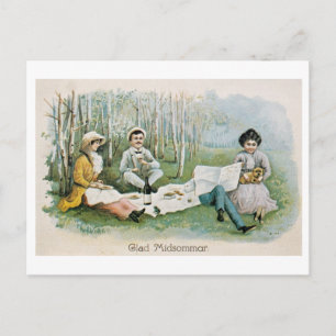 Glad Midsommar! Vykort