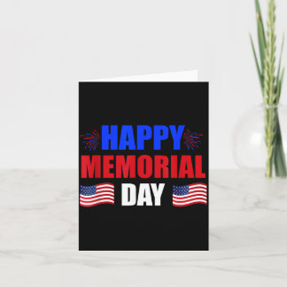 Glad minnesdag USA Flagga Patriotisk självständigh Kort