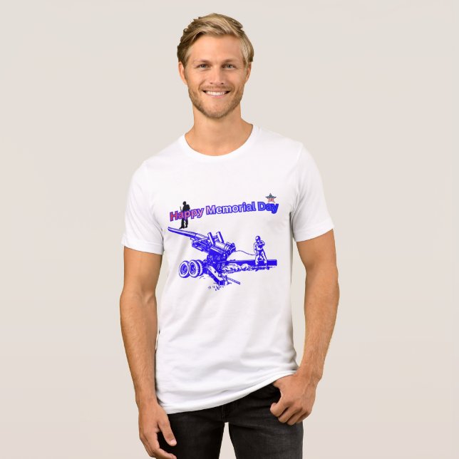 Glad minnesdag vit t shirt (Framsida Full)