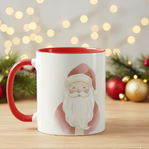 Glad Mists Watercolor Tomte Barn Mugg Jolly Chri