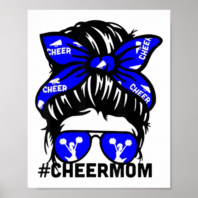 Gläd Moder Mamma Föräldrar Present Cheerleading Ma Poster (Framsidan)