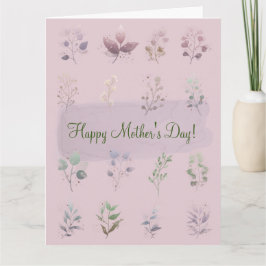 GLAD MODERDAG (LJUS MAUVE) KORT