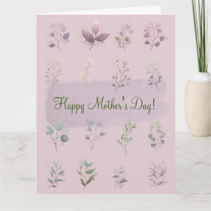GLAD MODERDAG (LJUS MAUVE) KORT