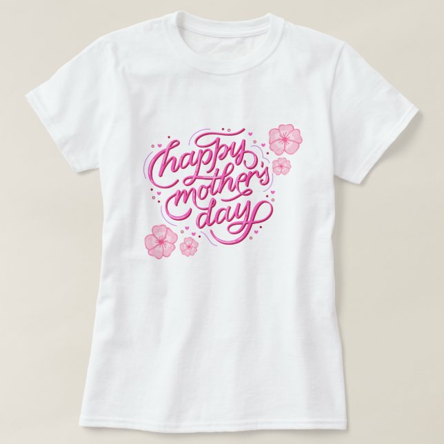 GLAD MODERDAGSTRENDIG DESIGN T SHIRT (Design framsida)