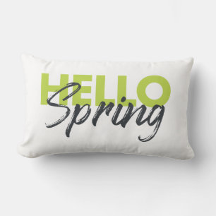 Glad, modern, rolig, livfull design Hej Vår Lumbarkudde