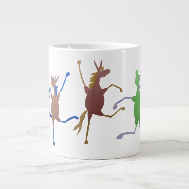 Glad Molly Mula Stor Kaffemugg Jumbo Mugg (Framsidan)