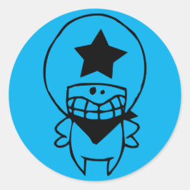 GLAD MONSTER ANPASSNINGSBAR Klistermärke