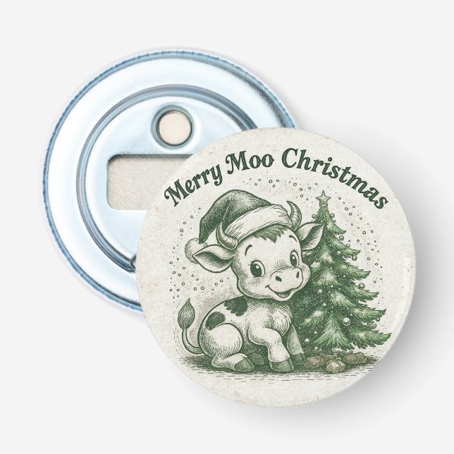 Glad Moo Jul Flasköppnare (Framsidan)