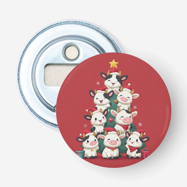 Glad Moo Jul Flasköppnare (Framsidan)