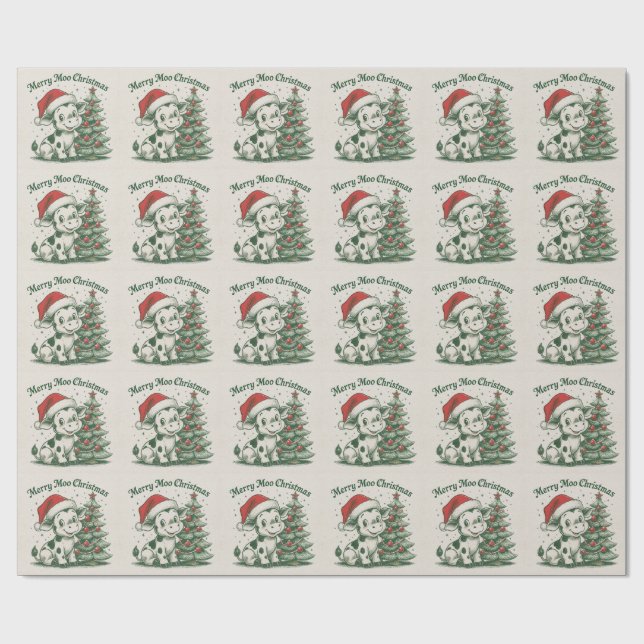 Glad Moo Jul Presentpapper (Platt)