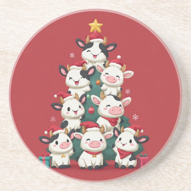 Glad Moo Jul Underlägg (Framsidan)