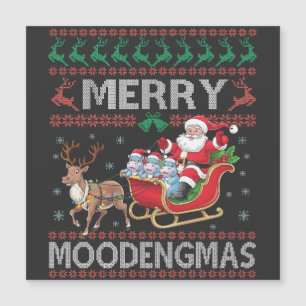 Glad MooDengmas Moo Deng jul Santa Flodhäst