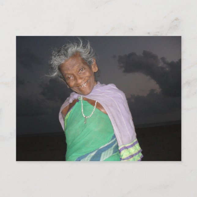 Glad mormors vykort (Framsida)