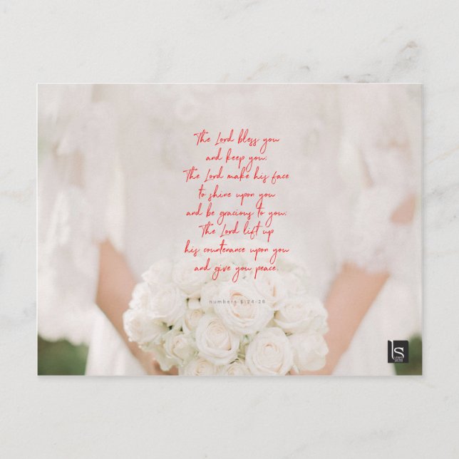 Glad mors dag (4 Mos 6:24-26) Vykort (Framsida)