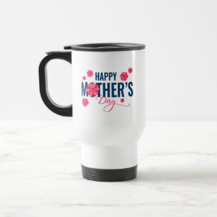 Glad mors dag blommig design resemugg