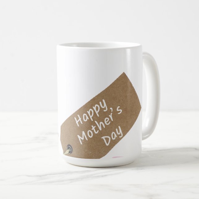 Glad mors dag Blommig kaffemugg (Framsida höger)