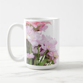 Glad mors dag Blommig kaffemugg