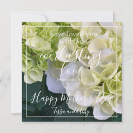 Glad mors dag Blommig Kärlek Bibelvers Anpassad Julkort