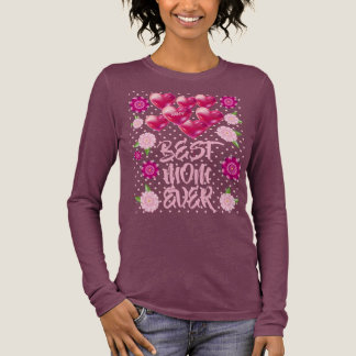Glad mors dag! Blommor dekoration T Shirt