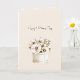 Glad mors dag blommor kort