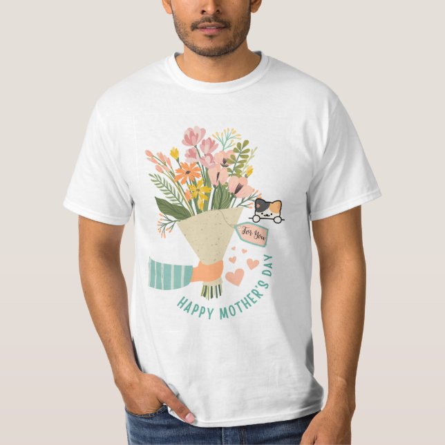 Glad mors dag design t-shirt (Framsida)