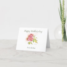 Glad mors dag du är den bästa vilda rosen