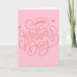 Glad mors dag duo rosa kort